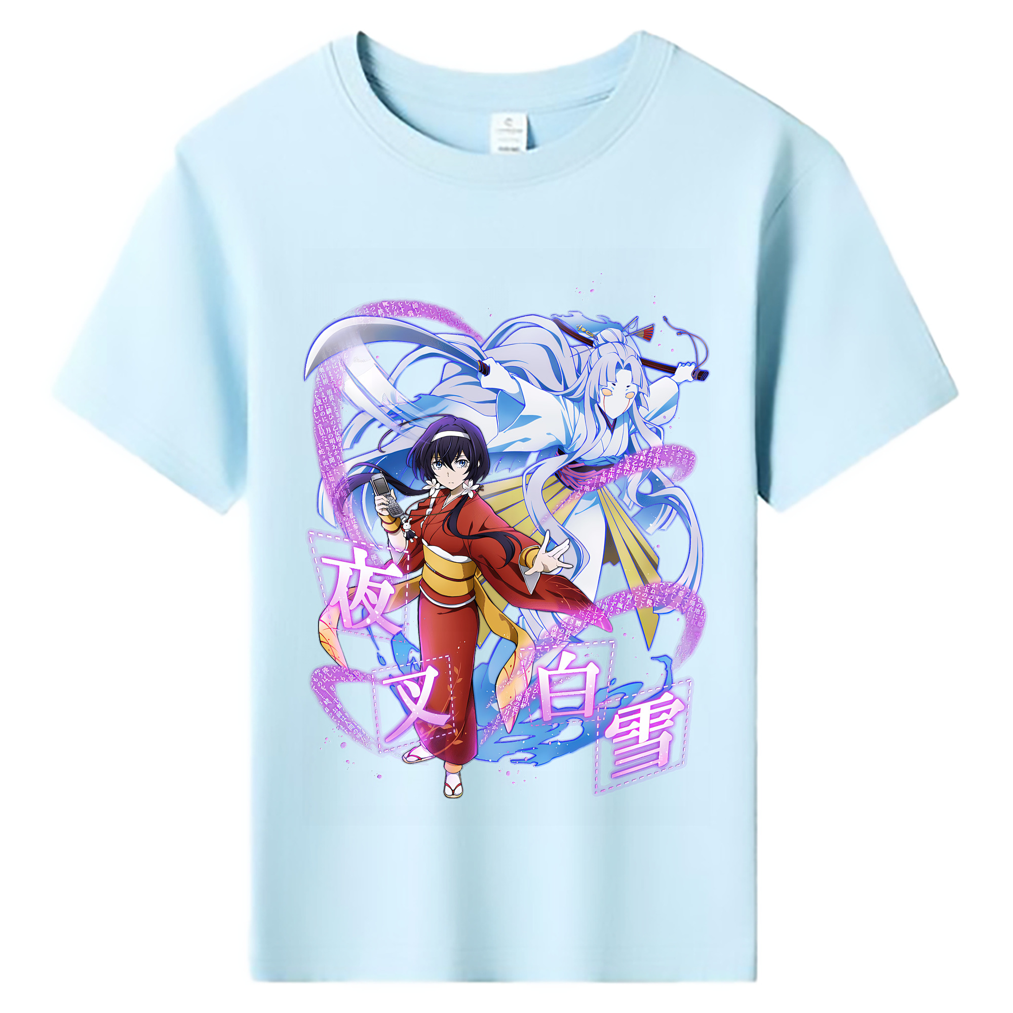 （画像用） 文豪ストレイドッグス Bungo Stray Dogs 綿100％キッズTシャツ（フロントプリント）